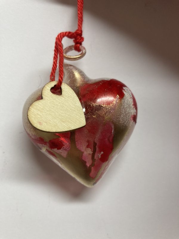 glass heart - medium, approx. 5 cm/2 inch high - Image 7