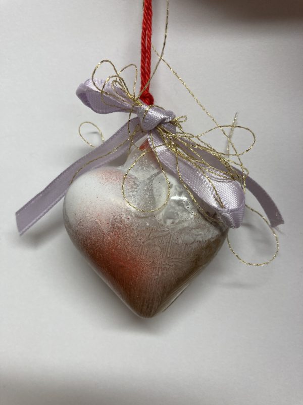 glass heart - medium, approx. 5 cm/2 inch high - Image 9