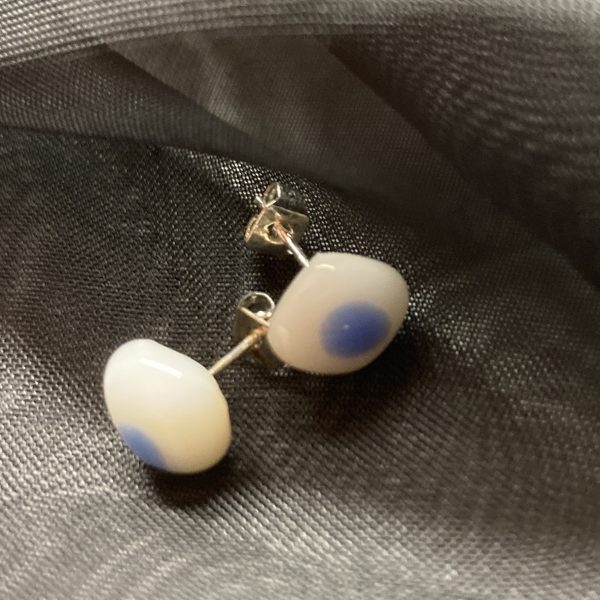 Handmade Glass Studs from Ireland